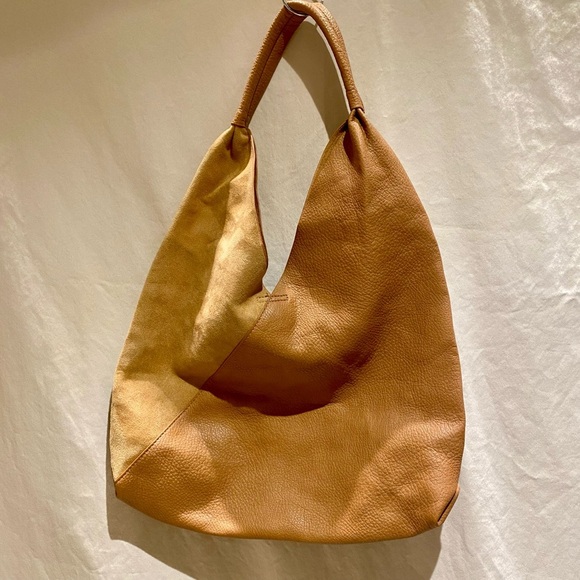 SHIRALEAH Arden Vegan Pebble Grain Leather/Suede Tote Bag. Like new. - Picture 1 of 6